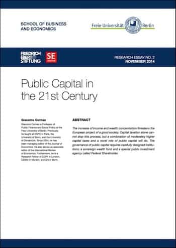 RE No. 2: Public Capital in the 21st Century