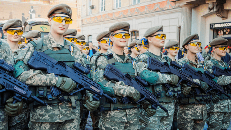 women soldiers,Ukraine