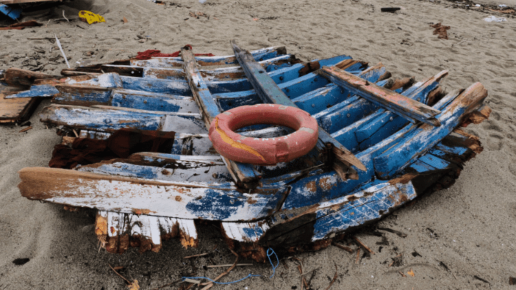 The missing migrants: myriad preventable deaths wreckage of boat carrying migrants