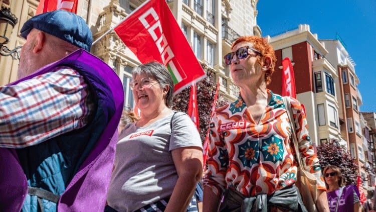 Codetermination in Spain: chronicle of a death foretold? Trade unionists on May Day march in Logroño