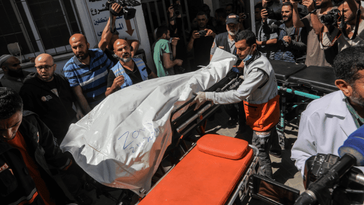 The world’s moral failure in Gaza body of humanitarian worker killed in Gaza in Israeli air strike
