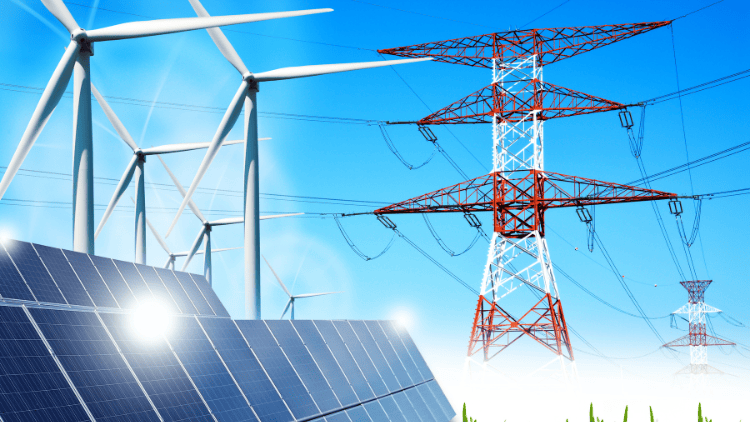 Grids risk holding back Europe’s energy transition solar panels, wind turbines, electricity pylons