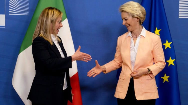 European elections: political squalls ahead Meloni vdl 1