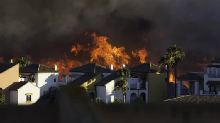 The 1.5C target for global heating must prevail wildfire close to homes